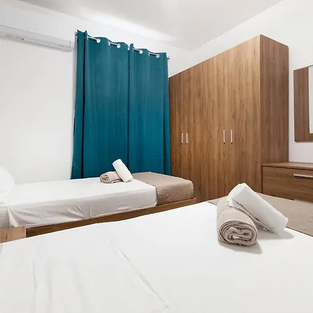 King Size Bed Brand New Apt Off Spinola With Wifi By 360 Estates Ta' Cikkun
